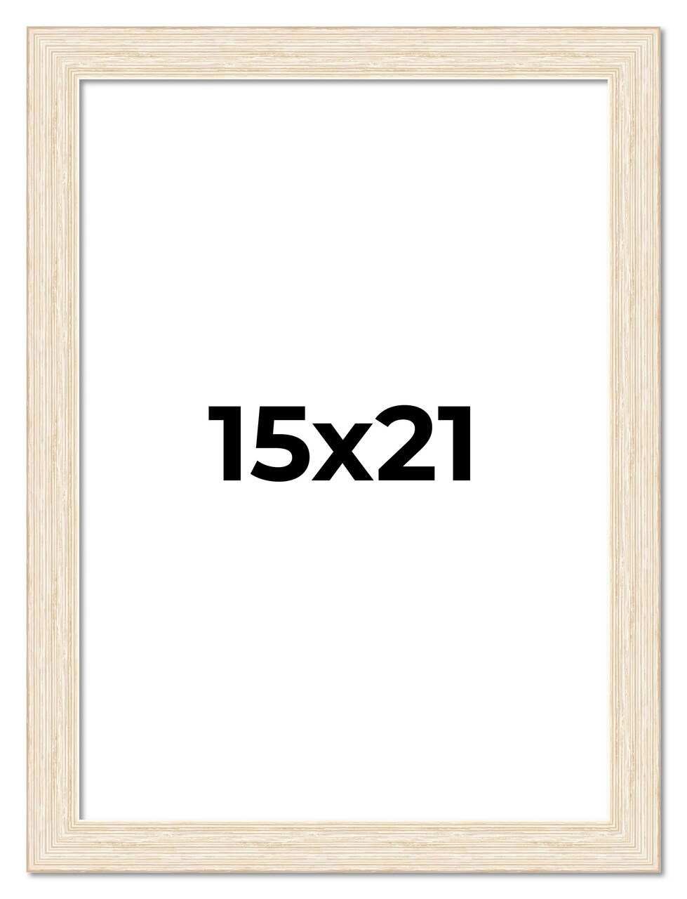 15x21 Wide Barnwood Picture Frame with UV-Resistant Acrylic & Acid Free Backing, Available in 6 Paint Finishes - Grey, Brown, White, and Black